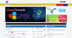 Desktop Screenshot of lpse.kkp.go.id