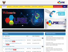Tablet Screenshot of lpse.kkp.go.id